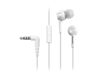 Panasonic RP-TCM105E Auricolare Cablato In-ear Musica e Chiamate Bianco