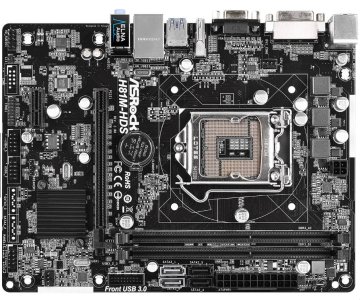 Asrock H81M-HDS R2.0 Intel® H81 LGA 1150 (Socket H3) ATX