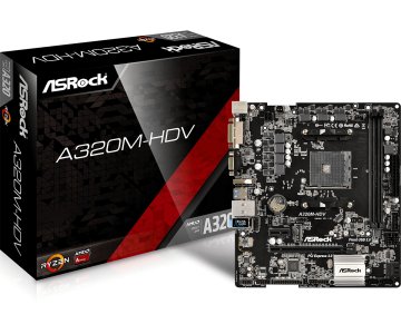 Asrock A320M-HDV AMD A320 Socket AM4 micro ATX