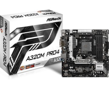 Asrock A320M Pro4 AMD A320 Socket AM4 micro ATX