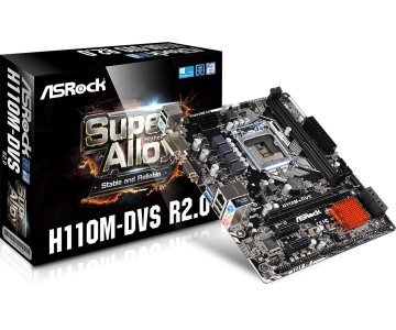 Asrock H110M-DVS R2.0 Intel® H110 LGA 1151 (Socket H4) micro ATX