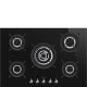 Smeg PV375CN piano cottura Nero Da incasso Gas 5 Fornello(i) 2