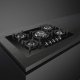 Smeg PV375CN piano cottura Nero Da incasso Gas 5 Fornello(i) 5