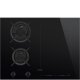 Smeg PM6621WLDX piano cottura Nero, Acciaio inox Da incasso Combi 4 Fornello(i) 2