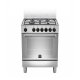 Bertazzoni La Germania Americana AMN104MFESXE cucina Elettrico Gas Acciaio inox 2