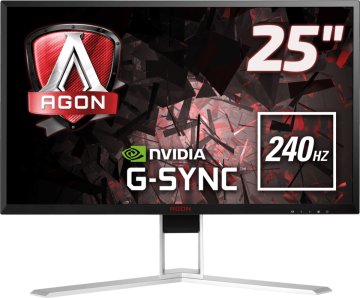 AOC AGON 1 AG251FG Monitor PC 62,2 cm (24.5") 1920 x 1080 Pixel Full HD LED Nero, Rosso