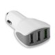 Celly CC3USBTURBOWH Caricabatterie per dispositivi mobili Smartphone, Tablet Bianco Accendisigari Auto 2