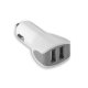 Celly CC2USBTURBOWH Caricabatterie per dispositivi mobili Smartphone, Tablet Bianco Accendisigari Auto 2
