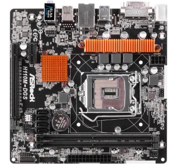 Asrock H110M-DGS Intel H110 LGA1151 Micro ATX motherboard Intel® H110 LGA 1151 (Socket H4)