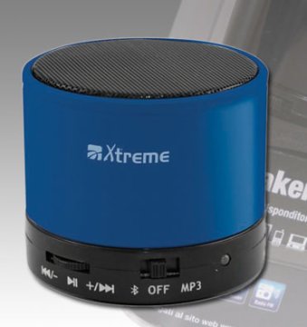 Xtreme 03170 portable/party speaker Altoparlante portatile mono Blu 3 W