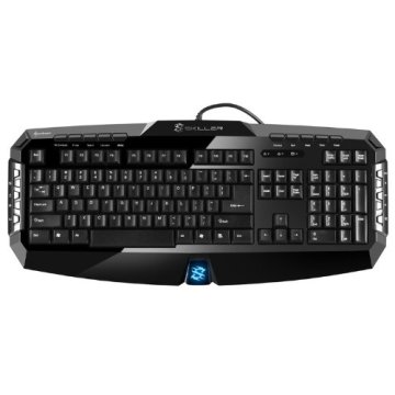 Sharkoon Skiller tastiera Gaming USB QWERTY Inglese Nero