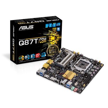 ASUS Q87T/CSM Intel® Q87 LGA 1150 (Socket H3) mini ITX