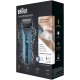Braun Series 5 Waterflex WF2s Rasoio Trimmer Blu, Rosso 3