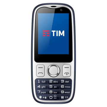 TIM Easy 4G 6,1 cm (2.4") SIM singola Android 4.4.4 Micro-USB 0,5 GB 2 GB 1550 mAh Blu, Argento