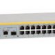 Allied Telesis 10/100TX x 16 ports managed FE Switch w/ SFP w/ 2 combo ports Gestito 2