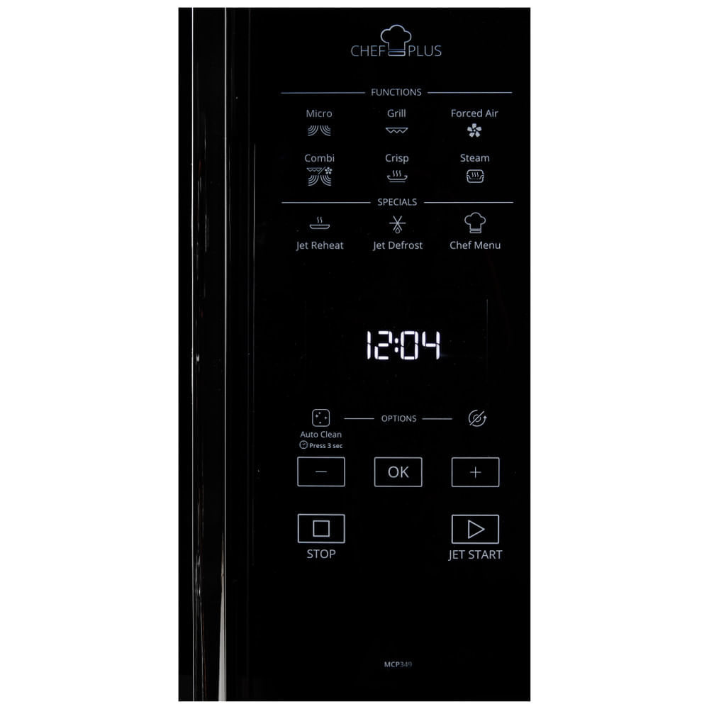 MCP349BL - Whirlpool MCP 349 BL Superficie piana Microonde combinato 25 L  800 W Nero - Forno microonde - Cottura cibi - Negozi Elettronica Roma -  Radionovelli