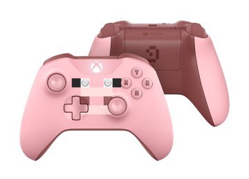 Microsoft XBOXONE WRL CNTRL MINECRAFT PI Rosa Bluetooth Gamepad Analogico/Digitale PC, Tablet PC, Xbox One, Xbox One S