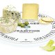 Easy Life 8001544407630 piatto piano Piatto da portata Rotondo Vetro Nero, Bianco 1 pz 4