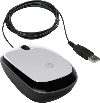 HP X1200 mouse Ufficio Ambidestro USB tipo A Ottico 1200 DPI