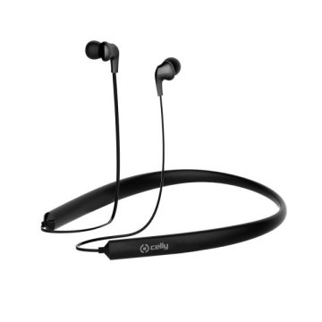 Celly BHNECKBK cuffia e auricolare Wireless Passanuca Musica e Chiamate Bluetooth Nero