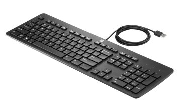 HP USB Business Slim Keyboard tastiera Nero