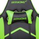 AKRacing AK-6014-BG Sedia da gaming per PC Seduta imbottita Nero, Verde 9