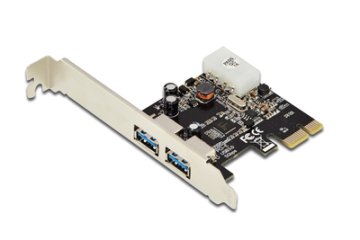 Digitus USB 3.0, 2 porte, scheda PCI Express Add-On