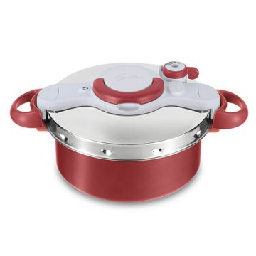 Lagostina Clipsominut' Duo 5 L Rosso, Stainless steel