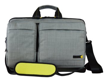 Tech air EVO 39,6 cm (15.6") Borsa da corriere Nero, Grigio, Lime