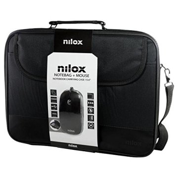 Nilox NXMOS2156BK borsa per laptop 39,6 cm (15.6") Custodia a tasca Nero
