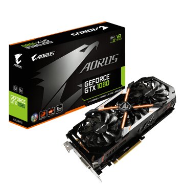 GIGABYTE AORUS GV-N1080AORUS-8GD (REV. 2) scheda video NVIDIA GeForce GTX 1080 8 GB GDDR5X