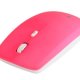 NGS Pink Neon mouse Viaggio Ambidestro RF Wireless Ottico 1600 DPI 2