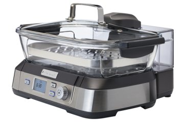 Cuisinart STM1000E pentola a vapore 1 cestello/i Libera installazione 1800 W Nero, Stainless steel