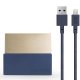 Native Union DOCK+-IP-CABLE-MAR Caricabatterie per dispositivi mobili Tastiera, MP4, Controlli da remoto, Smartphone, Tablet Blu, Oro USB Interno 3