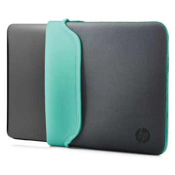 HP V5C33AA 39,6 cm (15.6") Custodia a tasca Verde, Grigio