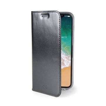 Celly Air custodia per cellulare 14,7 cm (5.8") Custodia a libro Nero