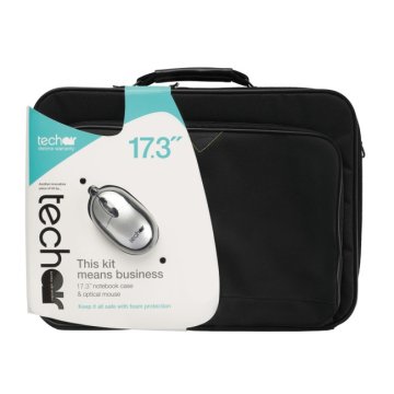 Techair TABUN33MV3 borsa per laptop 43,9 cm (17.3") Valigetta ventiquattrore Nero