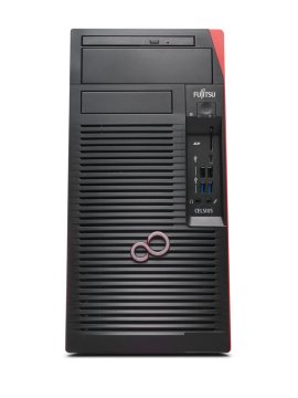 Fujitsu CELSIUS W570 Intel® Xeon® E3 v6 E3-1245V6 16 GB DDR4-SDRAM 512 GB SSD Windows 10 Pro Desktop Stazione di lavoro Nero, Rosso