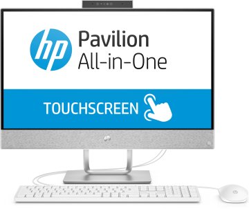 HP Pavilion 24-x001nl Intel® Core™ i5 i5-7400T 60,5 cm (23.8") 1920 x 1080 Pixel Touch screen All-in-One tablet PC 8 GB DDR4-SDRAM 1 TB HDD Windows 10 Home Wi-Fi 5 (802.11ac) Bianco