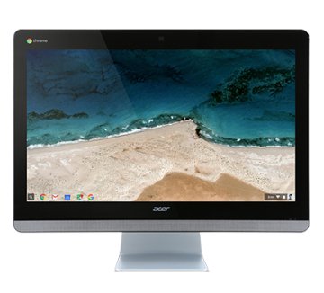 Acer Chromebase 24 CA24I Intel® Celeron® 3215U 60,5 cm (23.8") 1920 x 1080 Pixel Touch screen PC All-in-one 4 GB DDR3L-SDRAM 16 GB SSD ChromeOS Nero, Argento