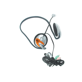 Atlantis Land P003-HEADSET cuffia e auricolare Cablato Ufficio Argento