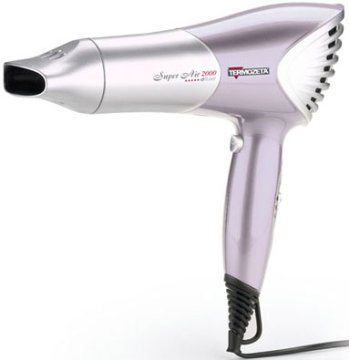 Termozeta Super Air 2000 asciuga capelli 2000 W Viola, Argento