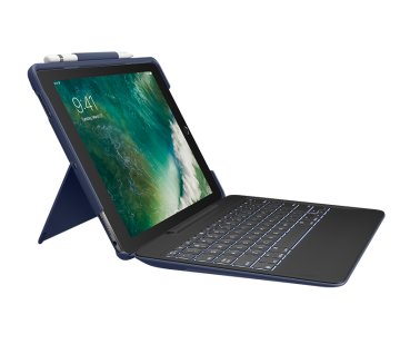 Logitech Slim Combo QWERTY Italiano Smart Connector Blu