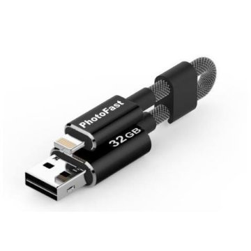 Nilox MCG3U3BK32GB unità flash USB 32 GB USB Type-A / Lightning 3.2 Gen 1 (3.1 Gen 1) Nero