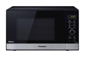 Panasonic NN-GD38HSSUG forno a microonde Superficie piana Microonde con grill 23 L 1000 W Nero, Acciaio spazzolato