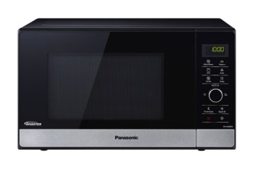 Panasonic NN-GD38HSSUG forno a microonde Nero, Acciaio spazzolato Microonde con grill Superficie piana 23 L 1000 W