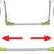 Meliconi 722000 stendino e filo asciugabiancheria Stendibiancheria da pavimento Verde, Acciaio inox 4
