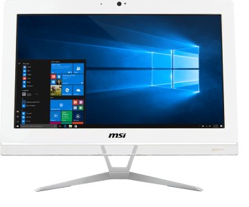 MSI Pro 20EX 7M-004EU Intel® Core™ i3 i3-7100 49,5 cm (19.5") 1600 x 900 Pixel PC All-in-one 4 GB DDR4-SDRAM 1 TB HDD Windows 10 Wi-Fi 5 (802.11ac) Bianco