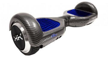 TEKK 6.5 Carbon Fluo hoverboard Monopattino autobilanciante 15 km/h Blu, Carbonio