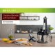 Hotpoint Ariston HB 0806 UP0 1,2 L Frullatore da tavolo 800 W Nero, Acciaio inox 11